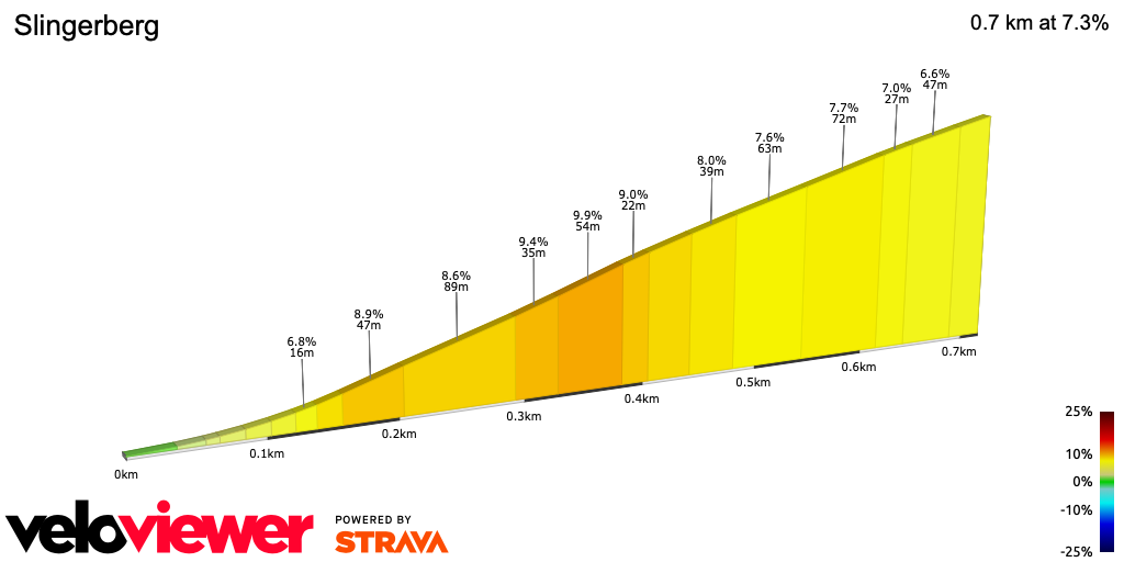 2D Elevation profile image for Slingerberg