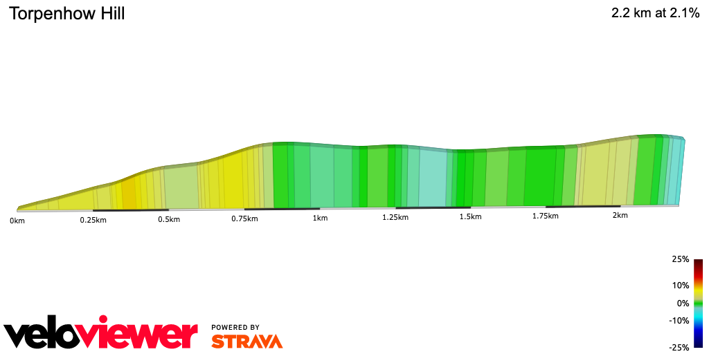 2D Elevation profile image for Torpenhow Hill