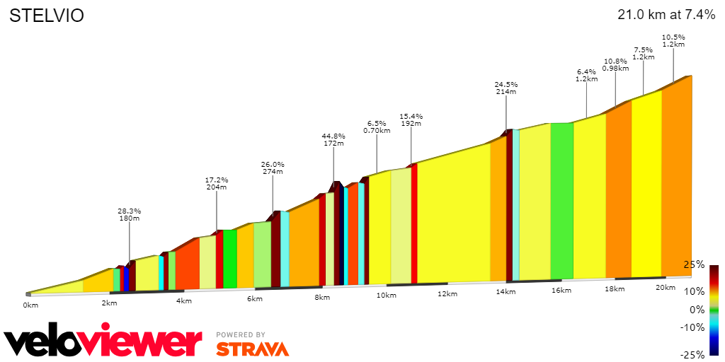 2D Elevation profile image for STELVIO