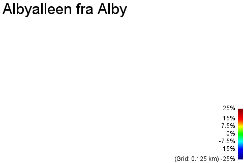 2D Elevation profile image for Albyalleen fra Alby