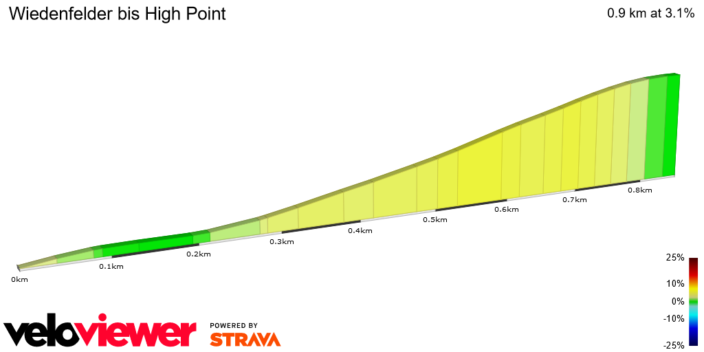 2D Elevation profile image for Wiedenfelder bis High Point
