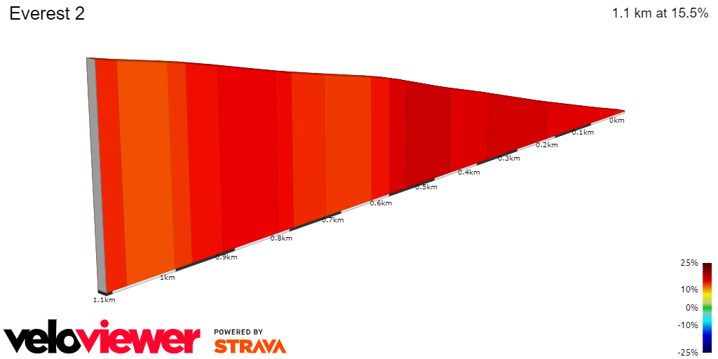 2D Elevation profile image for Everest 2