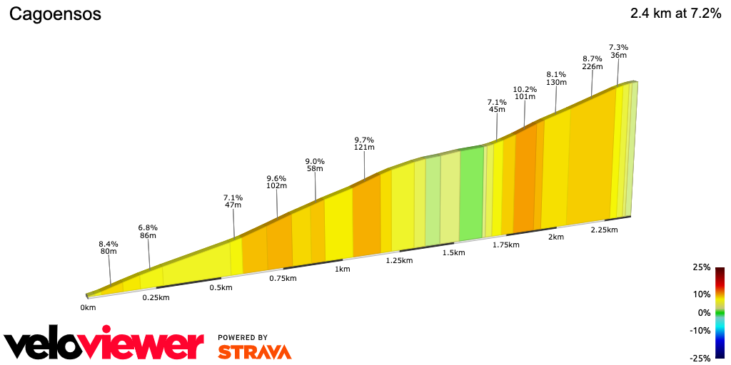 2D Elevation profile image for Cagoensos
