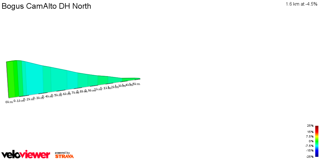 2D Elevation profile image for Bogus CamAlto DH North
