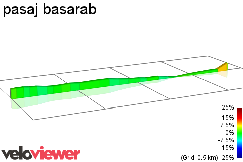 2D Elevation profile image for pasaj basarab