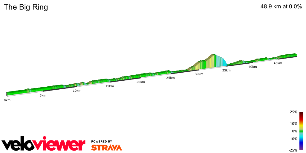 2D Elevation profile image for The Big Ring