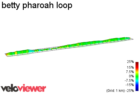 2D Elevation profile image for betty pharoah loop