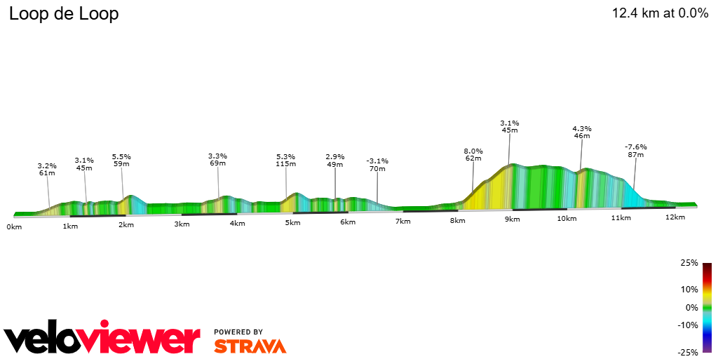 2D Elevation profile image for Loop de Loop