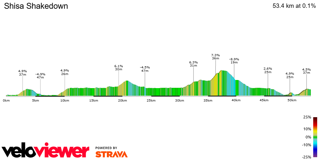 2D Elevation profile image for Shisa Shakedown