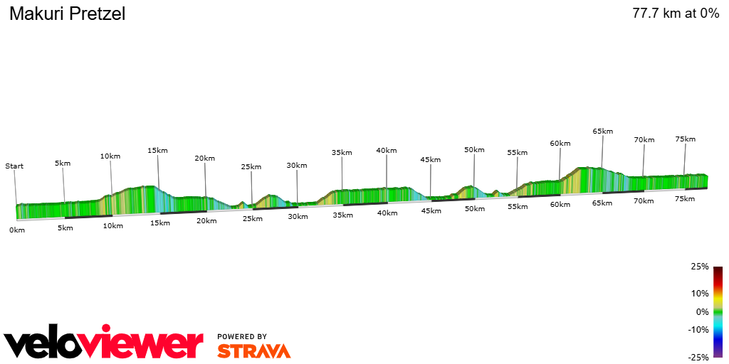 2D Elevation profile image for Makuri Pretzel