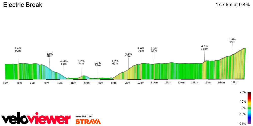 2D Elevation profile image for Electric Break