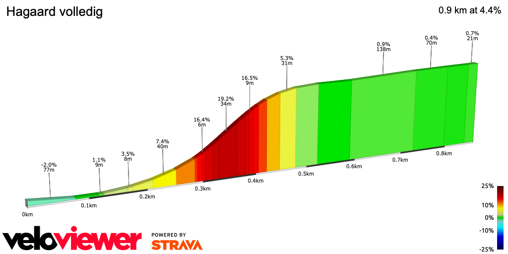 2D Elevation profile image for Hagaard volledig