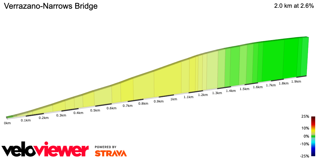 2D Elevation profile image for Verrazano-Narrows Bridge