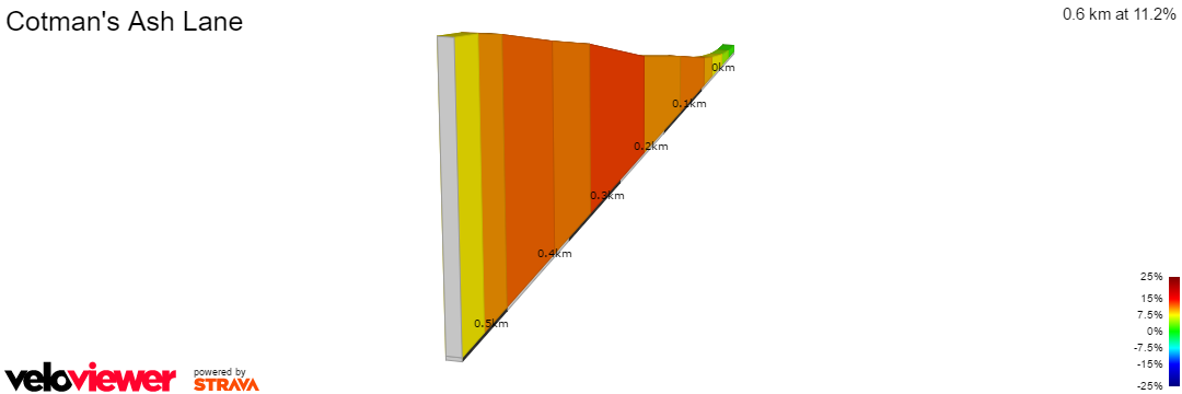2D Elevation profile image for Cotman's Ash Lane