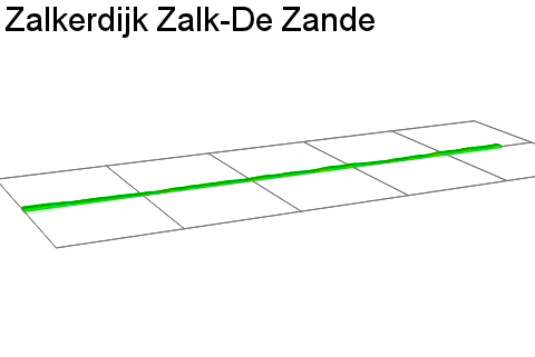 2D Elevation profile image for Zalkerdijk Zalk-De Zande