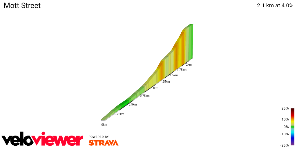 2D Elevation profile image for Mott Street