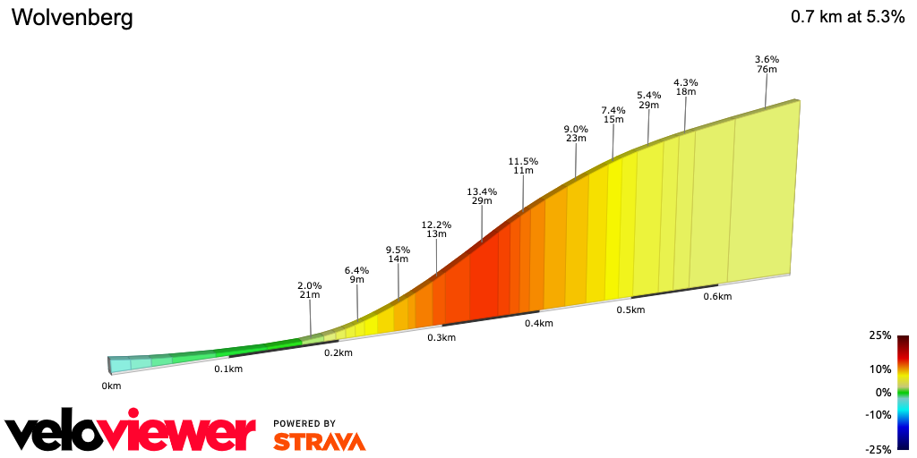 2D Elevation profile image for Wolvenberg