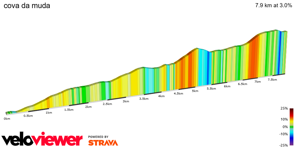2D Elevation profile image for cova da muda