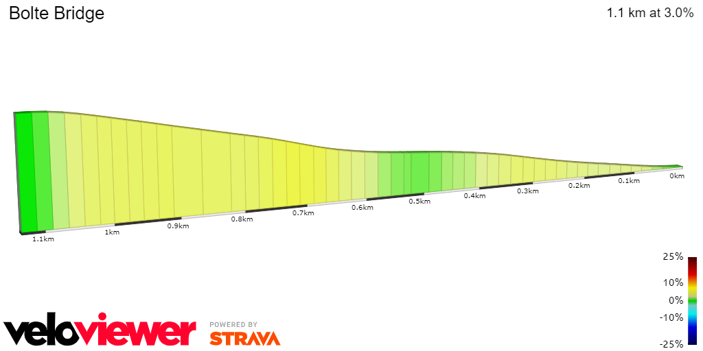 2D Elevation profile image for Bolte Bridge