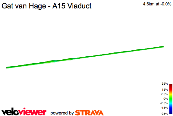 2D Elevation profile image for Gat van Hage - A15 Viaduct