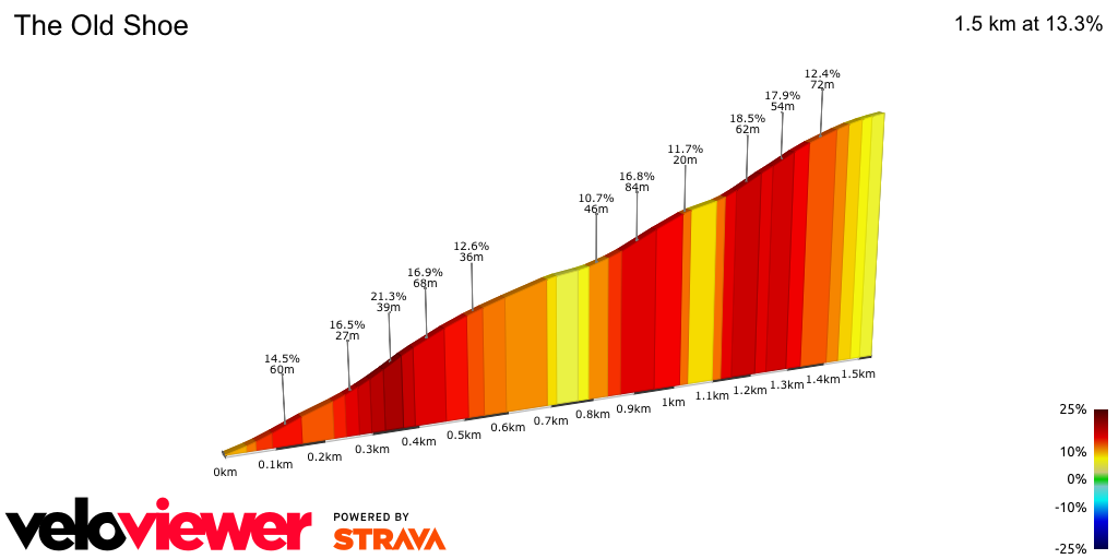 2D Elevation profile image for The Old Shoe