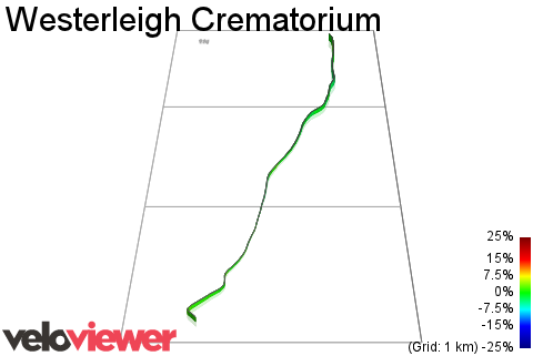 3D Elevation profile image for Westerleigh Crematorium