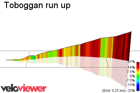 3D Elevation profile image for  Toboggan run up