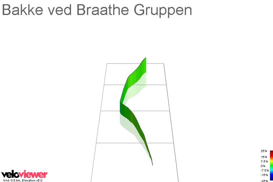 3D Elevation profile image for Bakke ved Braathe Gruppen