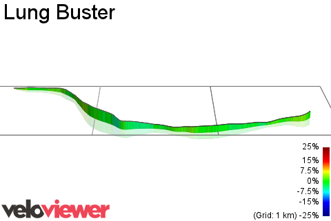 3D Elevation profile image for Lung Buster