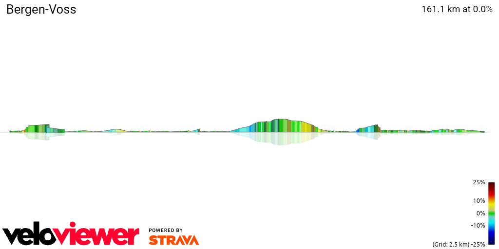 3D Elevation profile image for Bergen-Voss