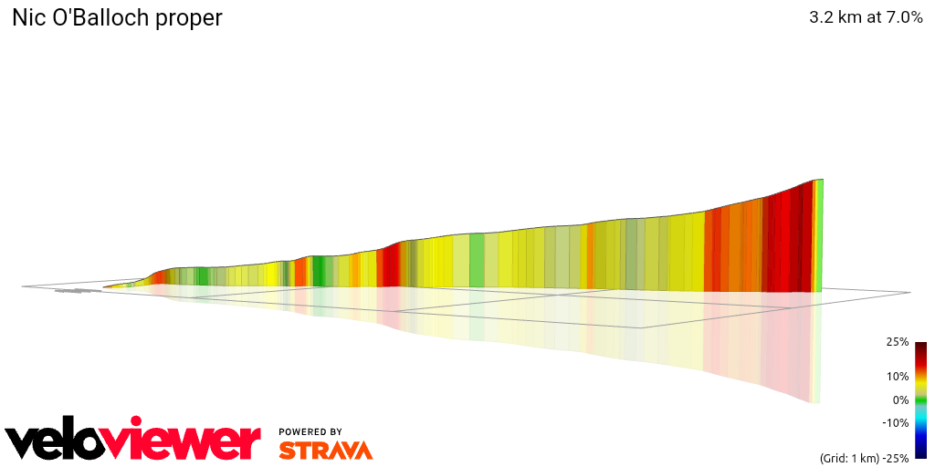 3D Elevation profile image for Nic O'Balloch proper