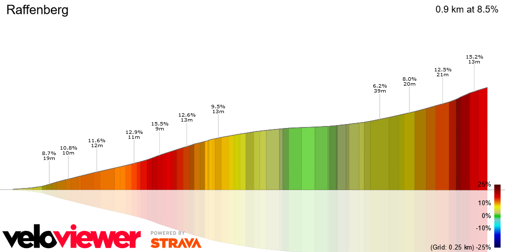 3D Elevation profile image for Raffenberg