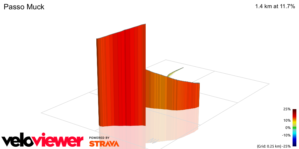 3D Elevation profile image for Passo Muck