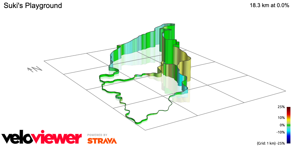 3D Elevation profile image for Suki's Playground