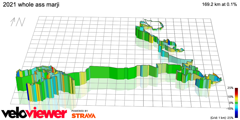 3D Elevation profile image for 2021 whole ass marji