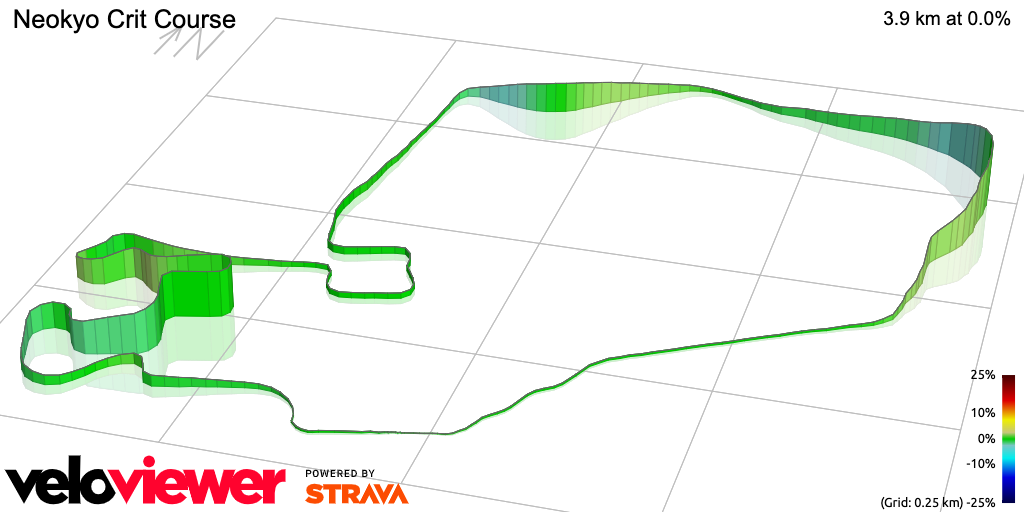 3D Elevation profile image for Neokyo Crit Course