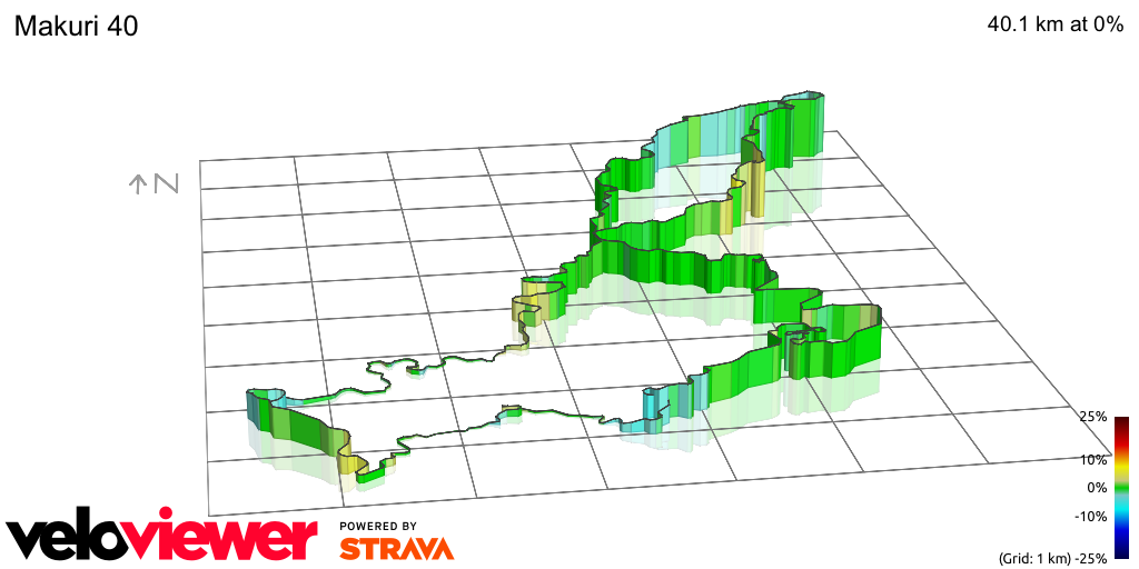 3D Elevation profile image for Makuri 40