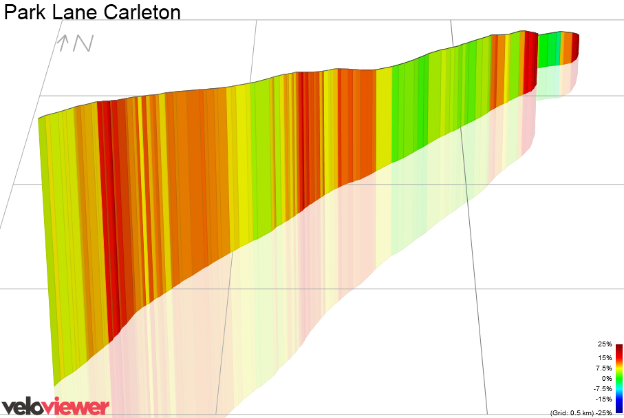3D Elevation profile image for Park Lane Carleton