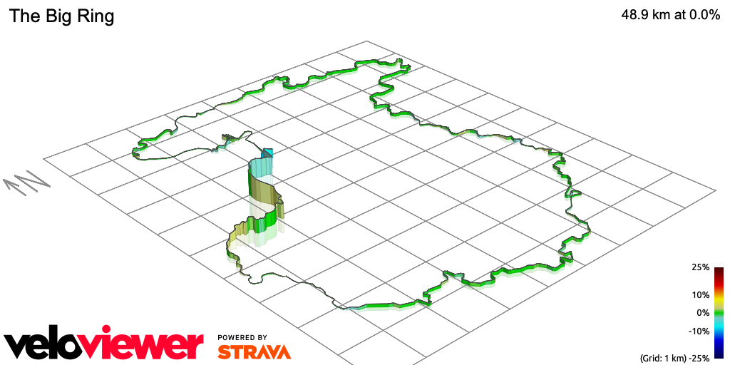 3D Elevation profile image for The Big Ring