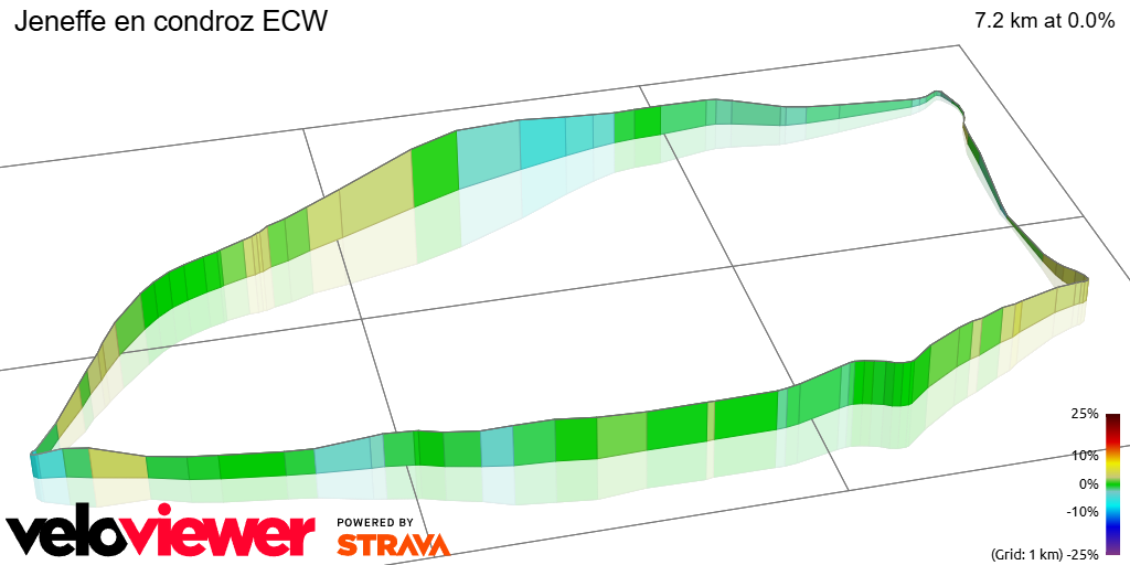 3D Elevation profile image for Jeneffe en condroz ECW