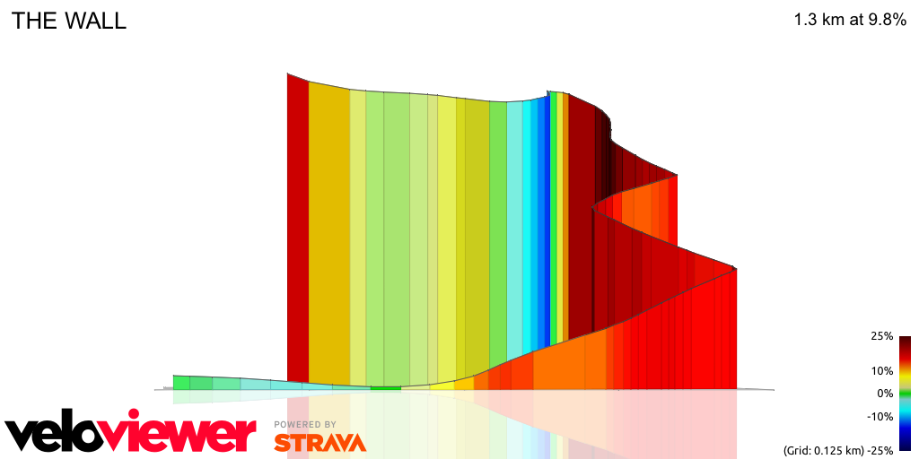 3D Elevation profile image for THE WALL