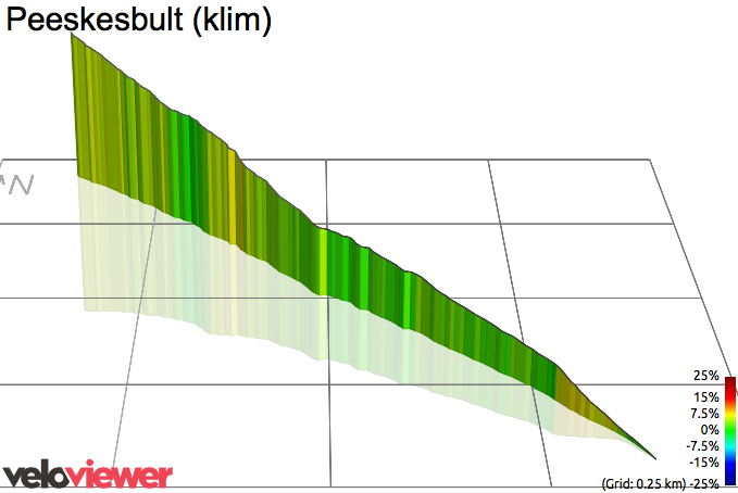 3D Elevation profile image for Peeskesbult (klim)
