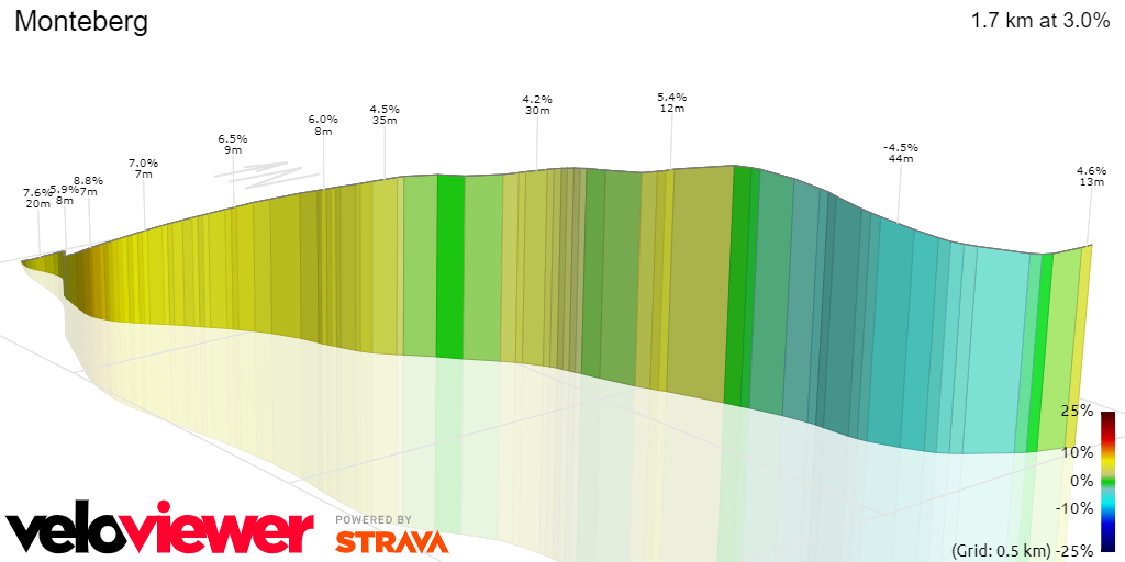 3D Elevation profile image for Monteberg