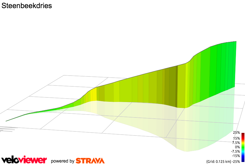3D Elevation profile image for Steenbeekdries