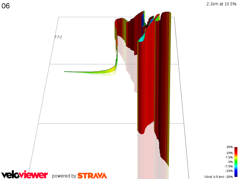 3D Elevation profile image for 06