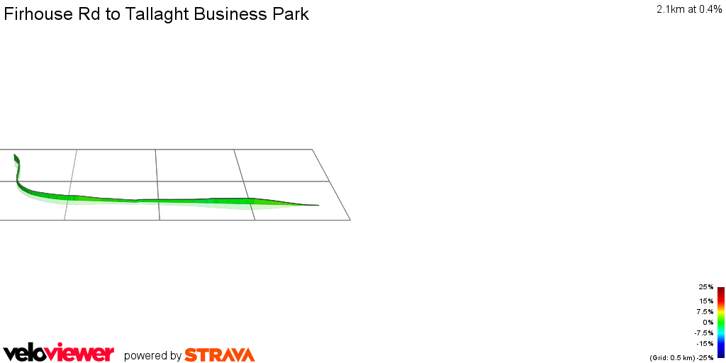 3D Elevation profile image for Firhouse Rd to Tallaght Business Park