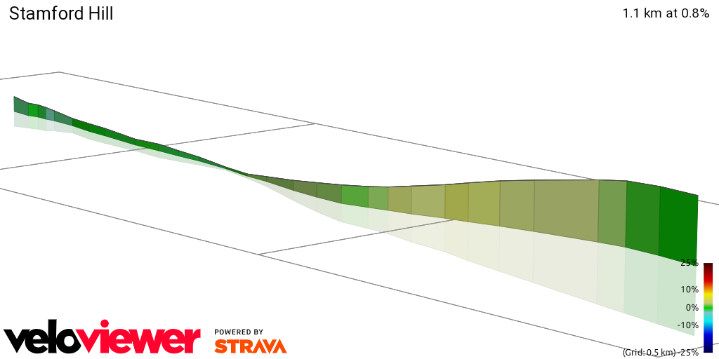 3D Elevation profile image for Stamford Hill