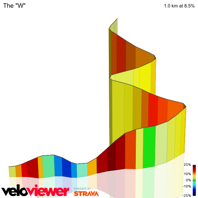 3D Elevation profile image for The W